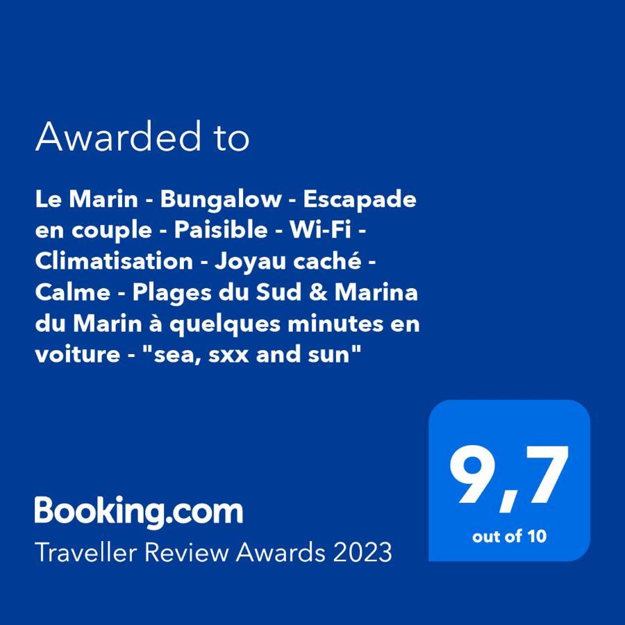 Le Marin - Bungalow Classe 3 Etoiles Tb Equipe & Confortable - Escapade En Couple - Paisible & En Toute Discretion - Wi-Fi - Climatisation - Calme & Serenite - Plages Du Sud, Centre De Carenage & Marina Du Marin Proche En Voiture - Acheminement Sur D 外观 照片